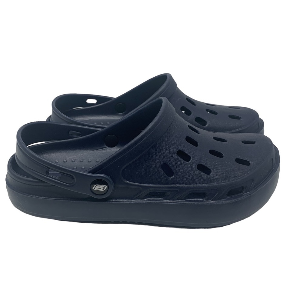 Skechers Foamies Swifters Steady Navy Slip On Clogs NWOT Crocs-Inspired - Picture 3 of 5